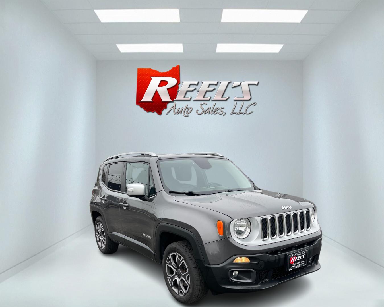 2016 Gray /Black Jeep Renegade Limited 4WD (ZACCJBDT1GP) with an 2.4L I4 DOHC 16V engine, 9A transmission, located at 11115 Chardon Rd. , Chardon, OH, 44024, (440) 214-9705, 41.580246, -81.241943 - Photo#2